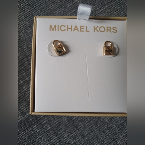 Michael Kors  Padlock Stud Earrings - Picture 1 of 1